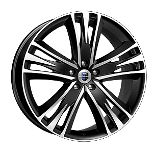 Атлас алмаз черный